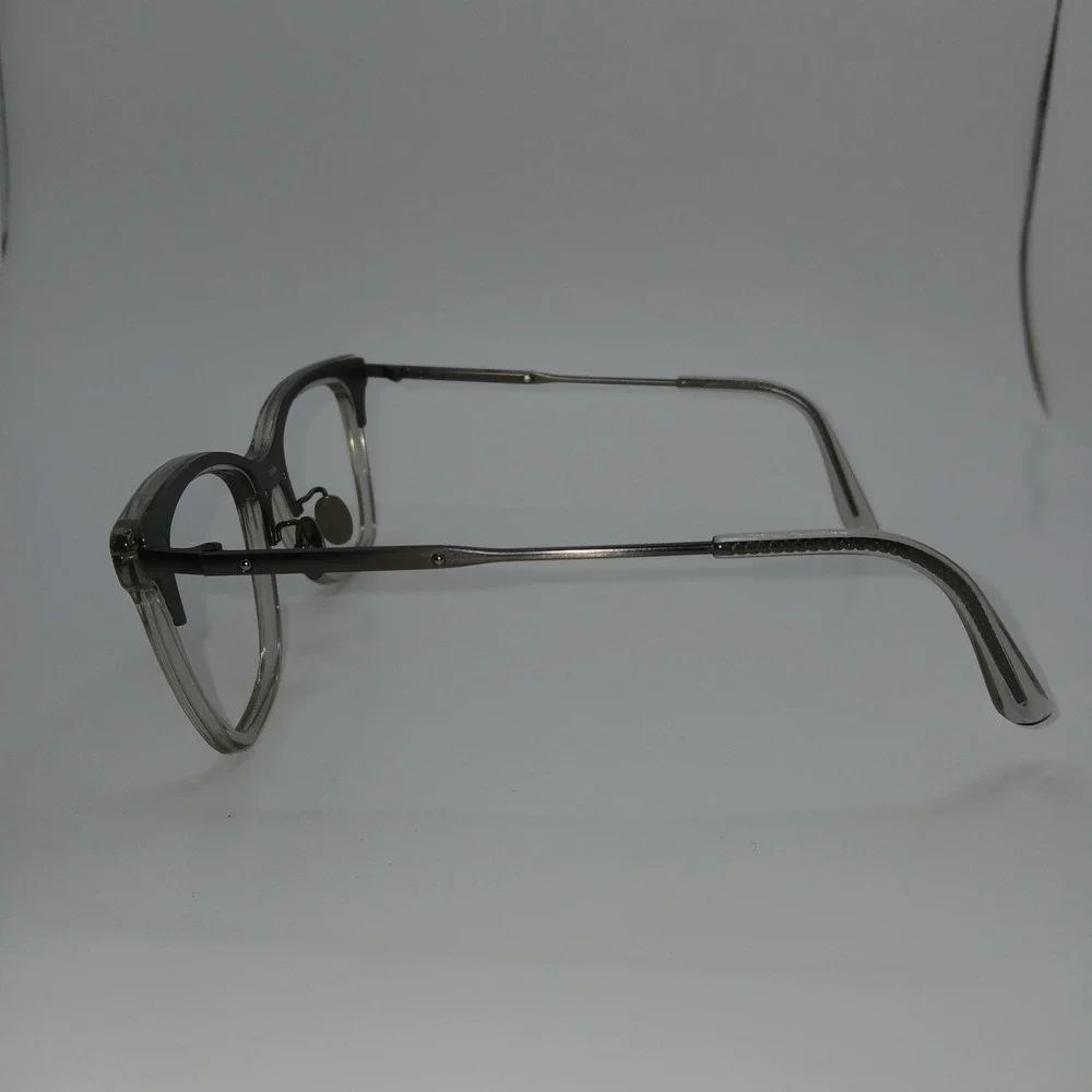 Bottega Veneta BV0145O 002 Womens Eyeglasses Frame Gray Transparent 52-18-140 mm